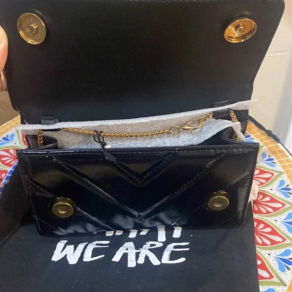 Kurt Geiger extra mini Shiny Kensington crossbody bag - Picture 12 of 14